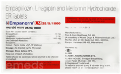 Empanorm Lm 25/5/1000 Tablet 10